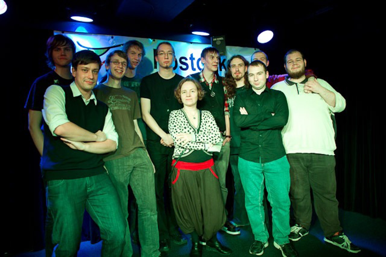 die Teilnehmer des Poetry Slams