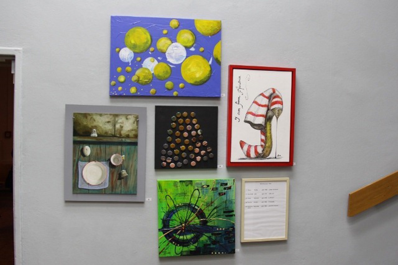 Kunstwerke bei "Rostock kreativ" 2012