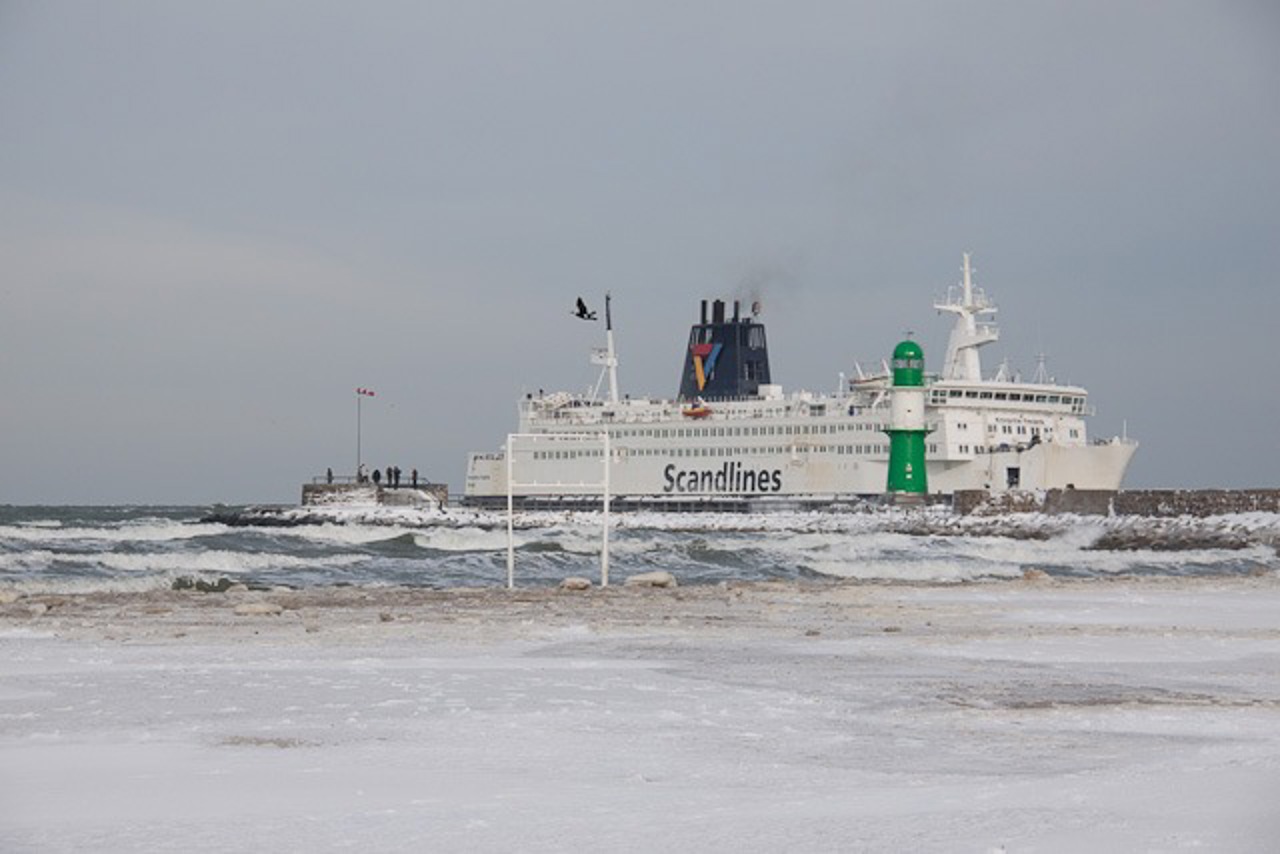 Winter am Warnemünder Strand