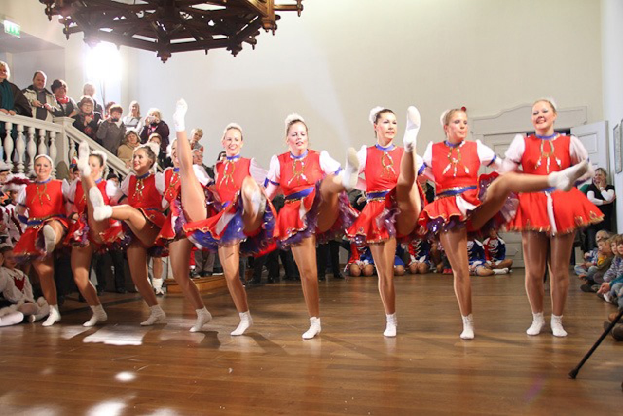 Gardetanz des Rostocker Karneval Clubs im Rathaus