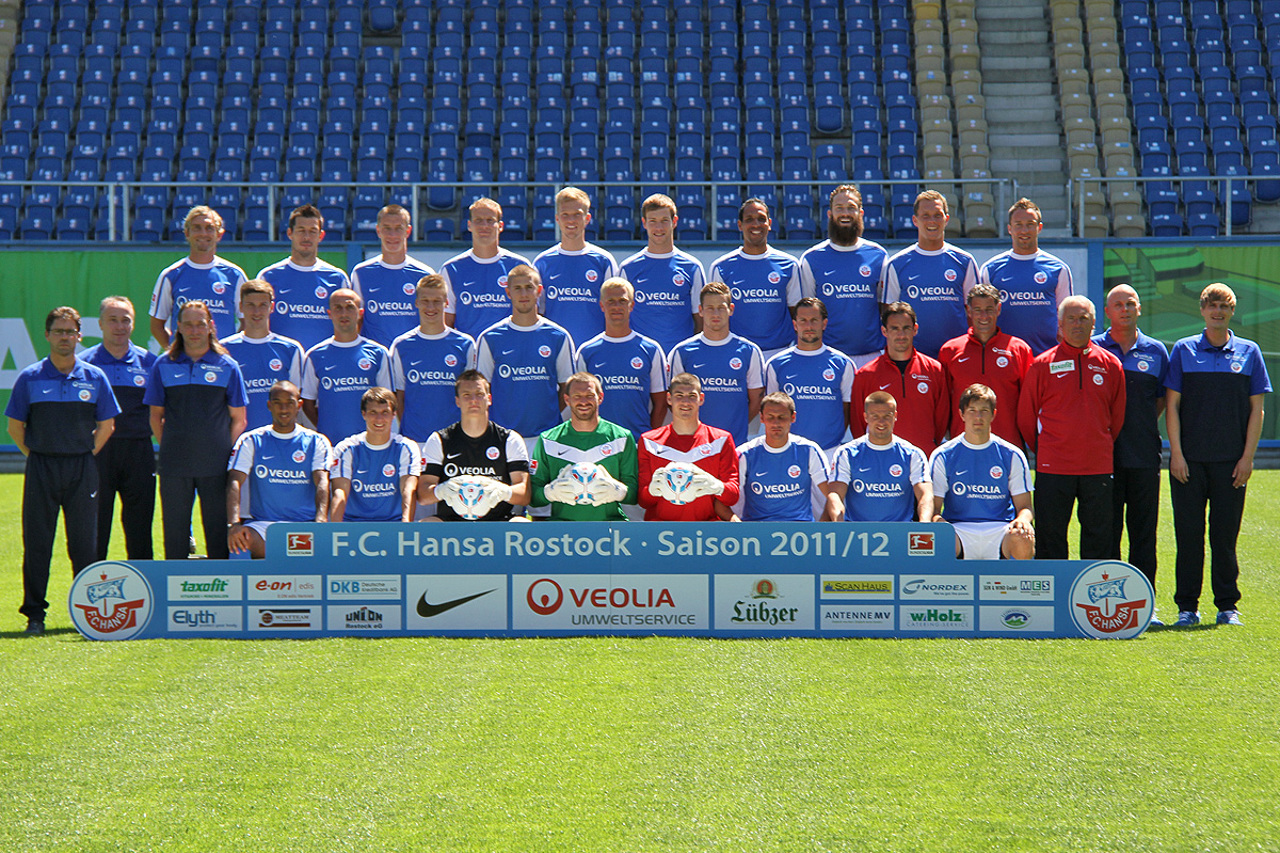 Hansa Rostock: Offizielles Mannschaftsfoto 2011/2012