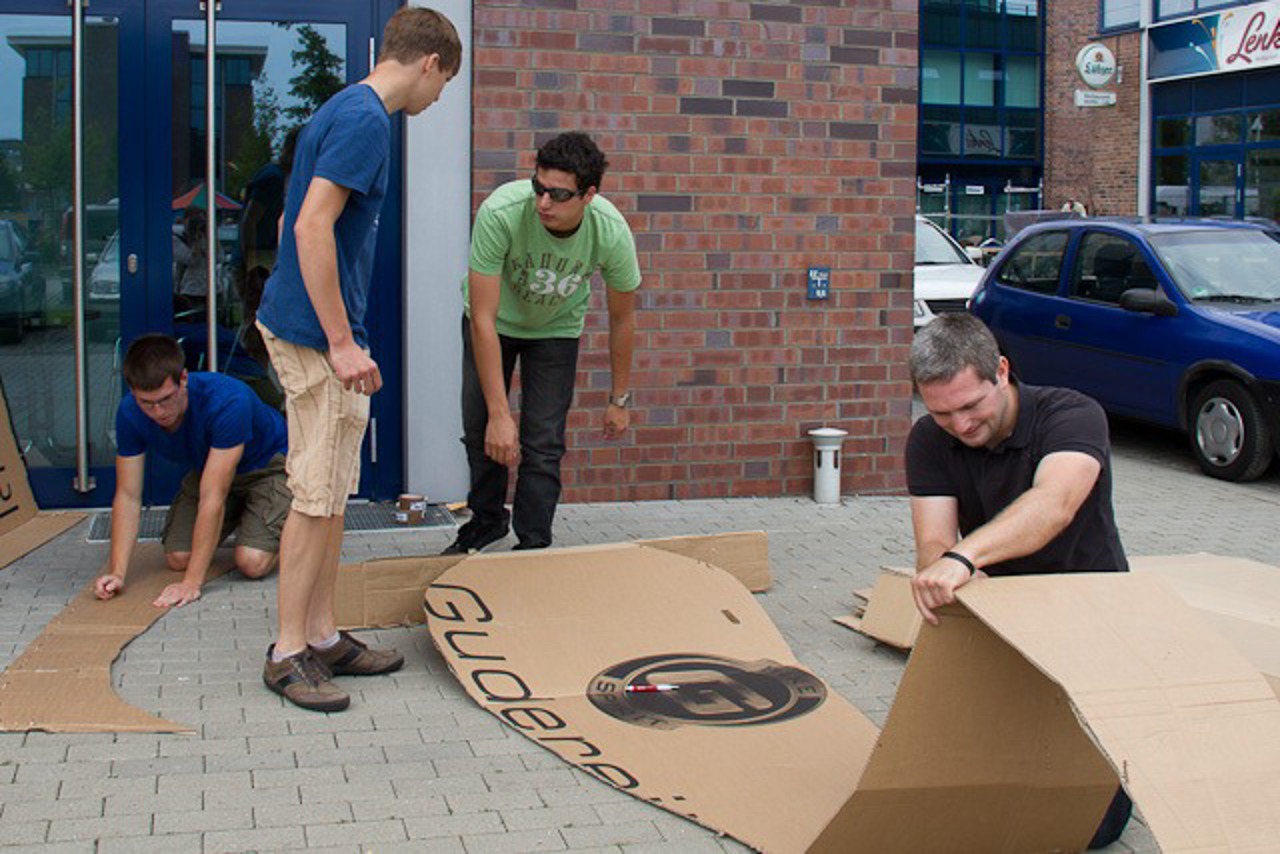 die Planlosen bei der Pappboot WM 2011