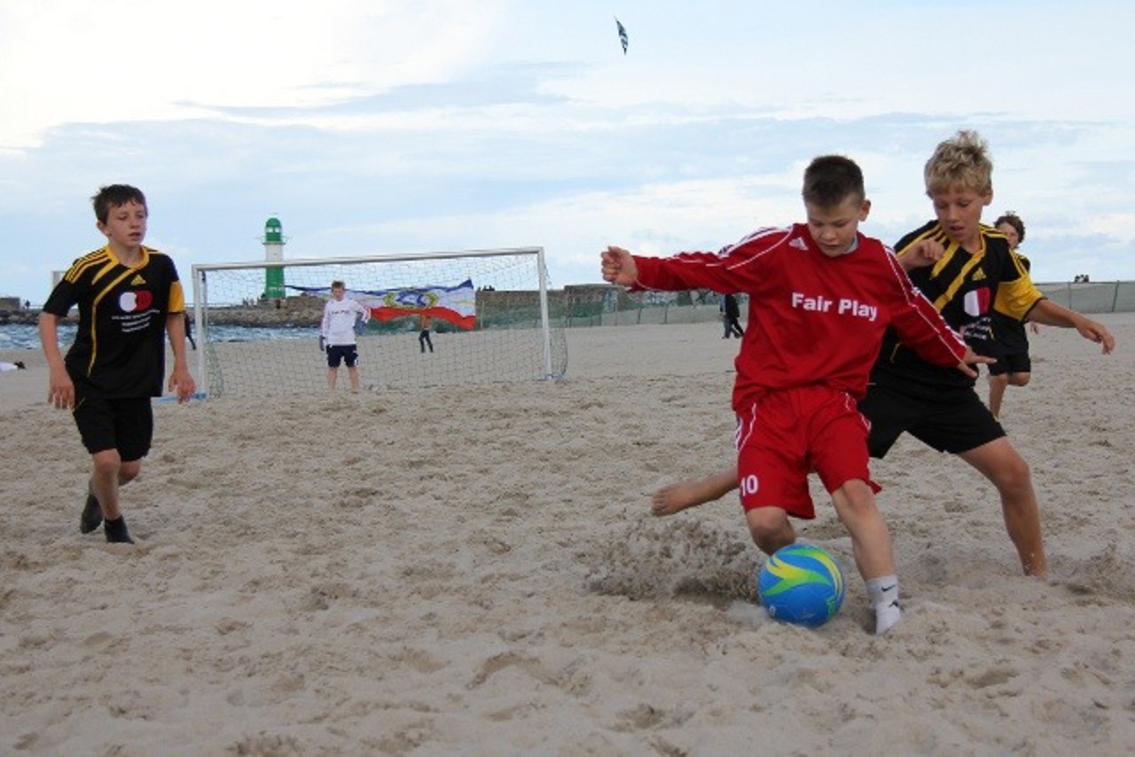 Beach-Soccer-Turnier beim Bio-Festival