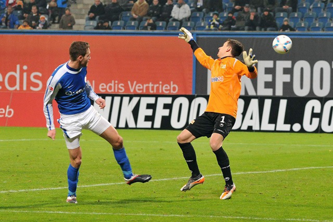 Hansa Rostock gegen Union Berlin - Lucas Albrecht erzielt das 2:4