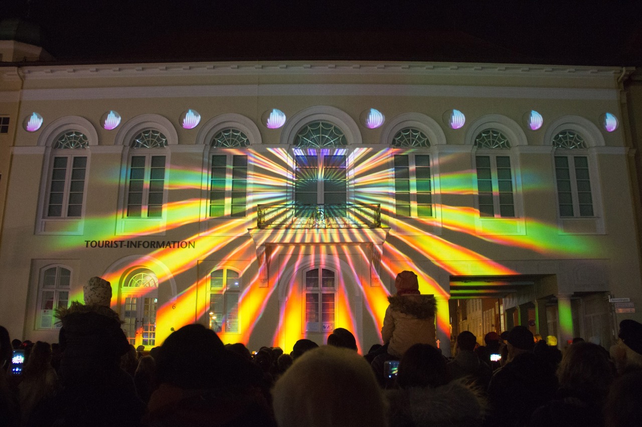 Pixel-Mapping-Show am Barocksaal
