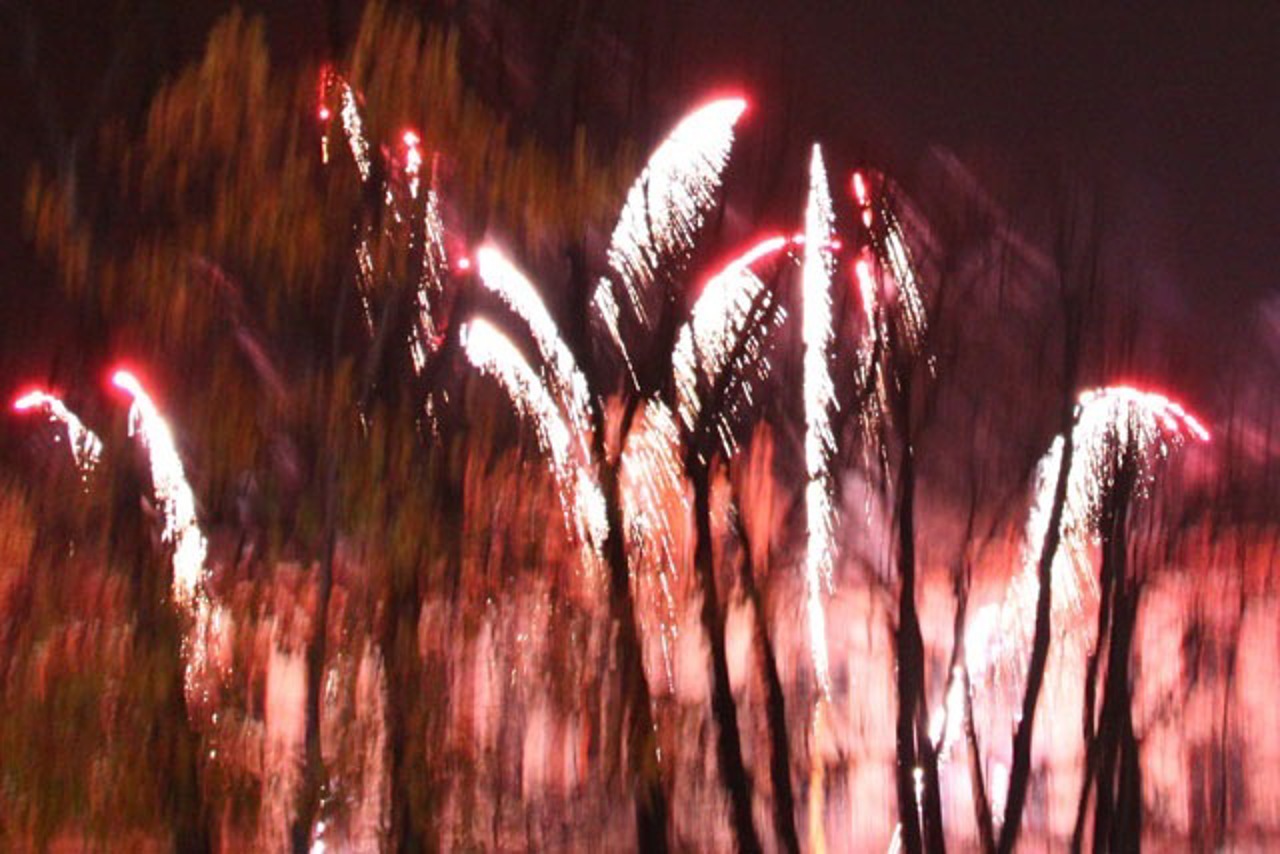 Barockfeuerwerk bei Rostocker Lichtwoche 2009
