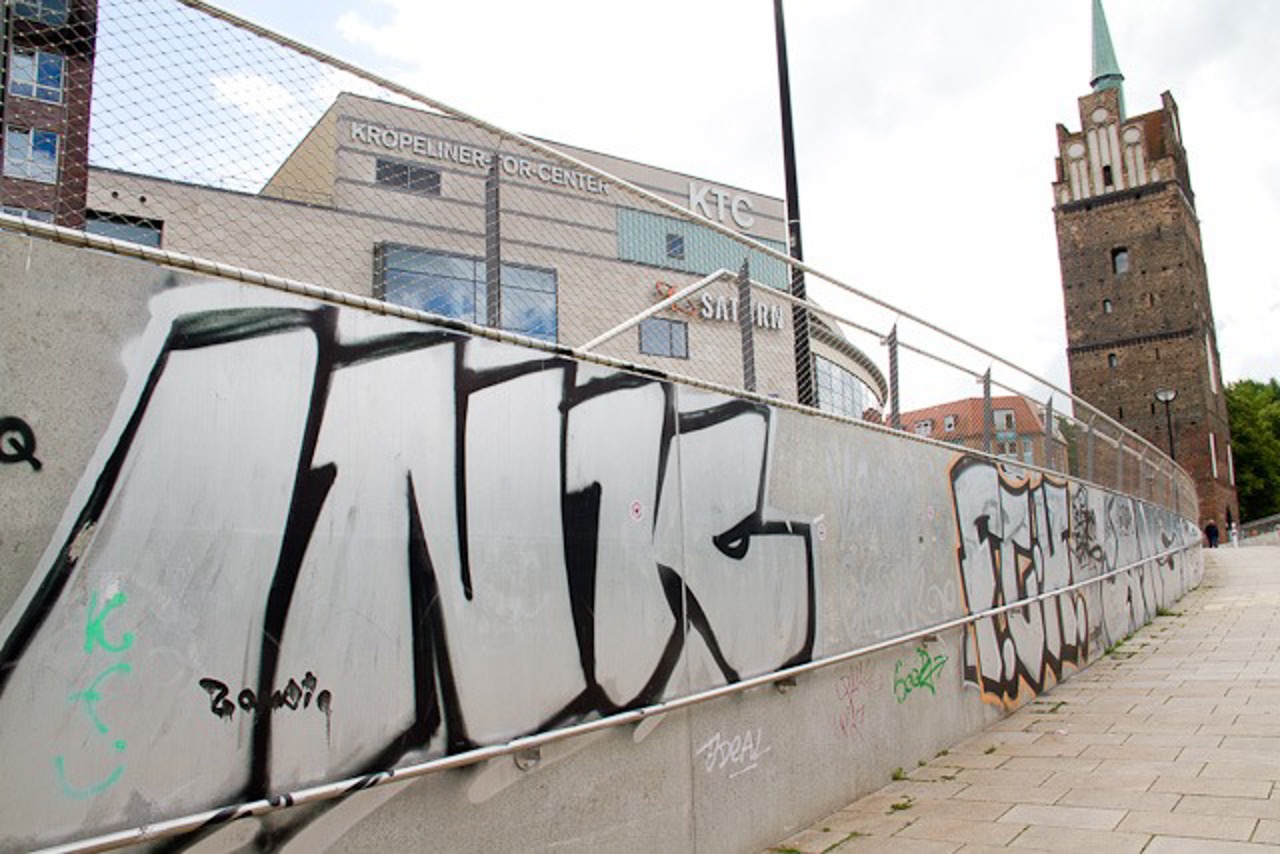 Graffiti in Rostocks Innenstadt