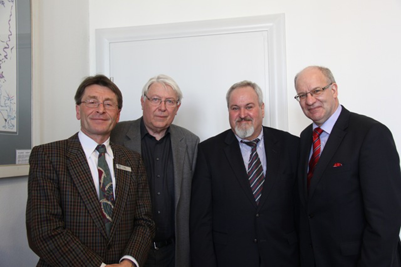 Holger Brydda, Gerhard Lau, Klaus Möller und Roland Methling