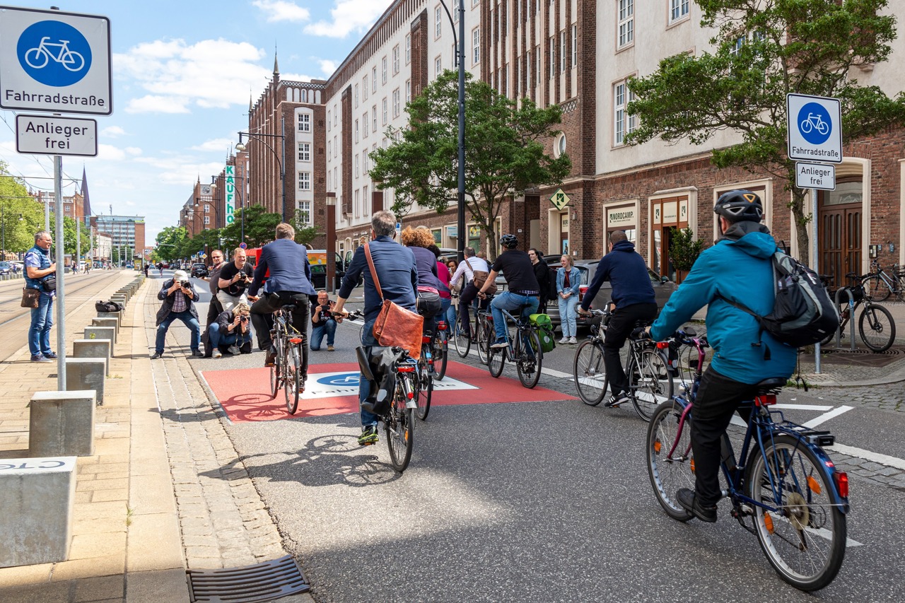 Lange Straße – Fahrradstraße eingeweiht