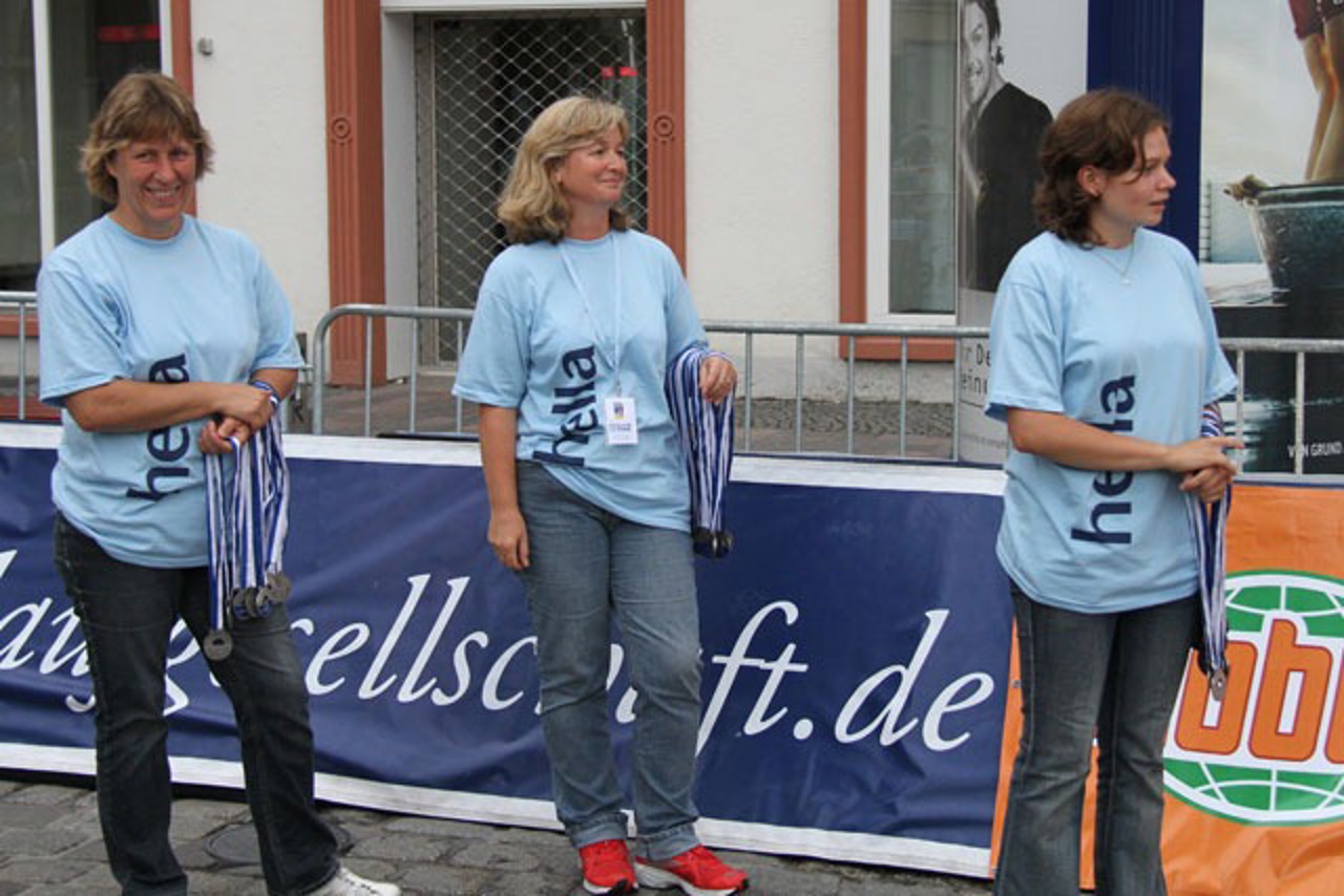 Für jedes Kind gab es beim Zieleinlauf eine Medaille