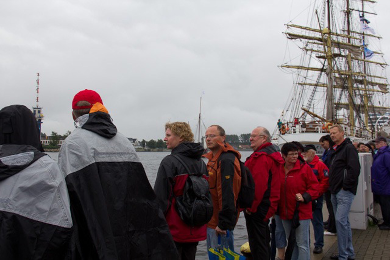 Zweiter Hanse Sail-Tag in Warnemünde