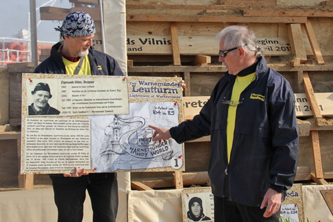 Zigmunds Vilnis bei der Warnemünder Sandwelt 2011