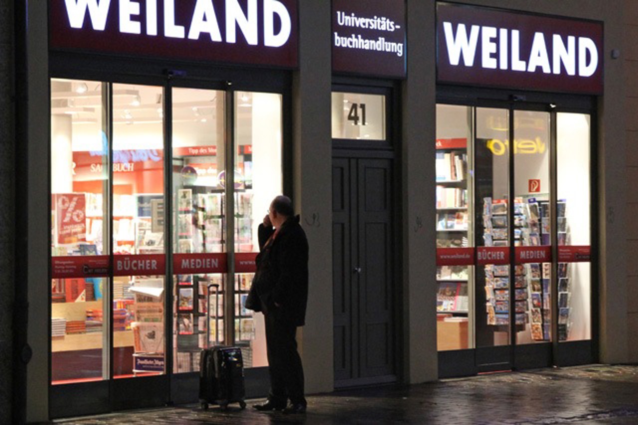 Denis Scheck: Druckfrisch in der Universitätsbuchhandlung Weiland in Rostock