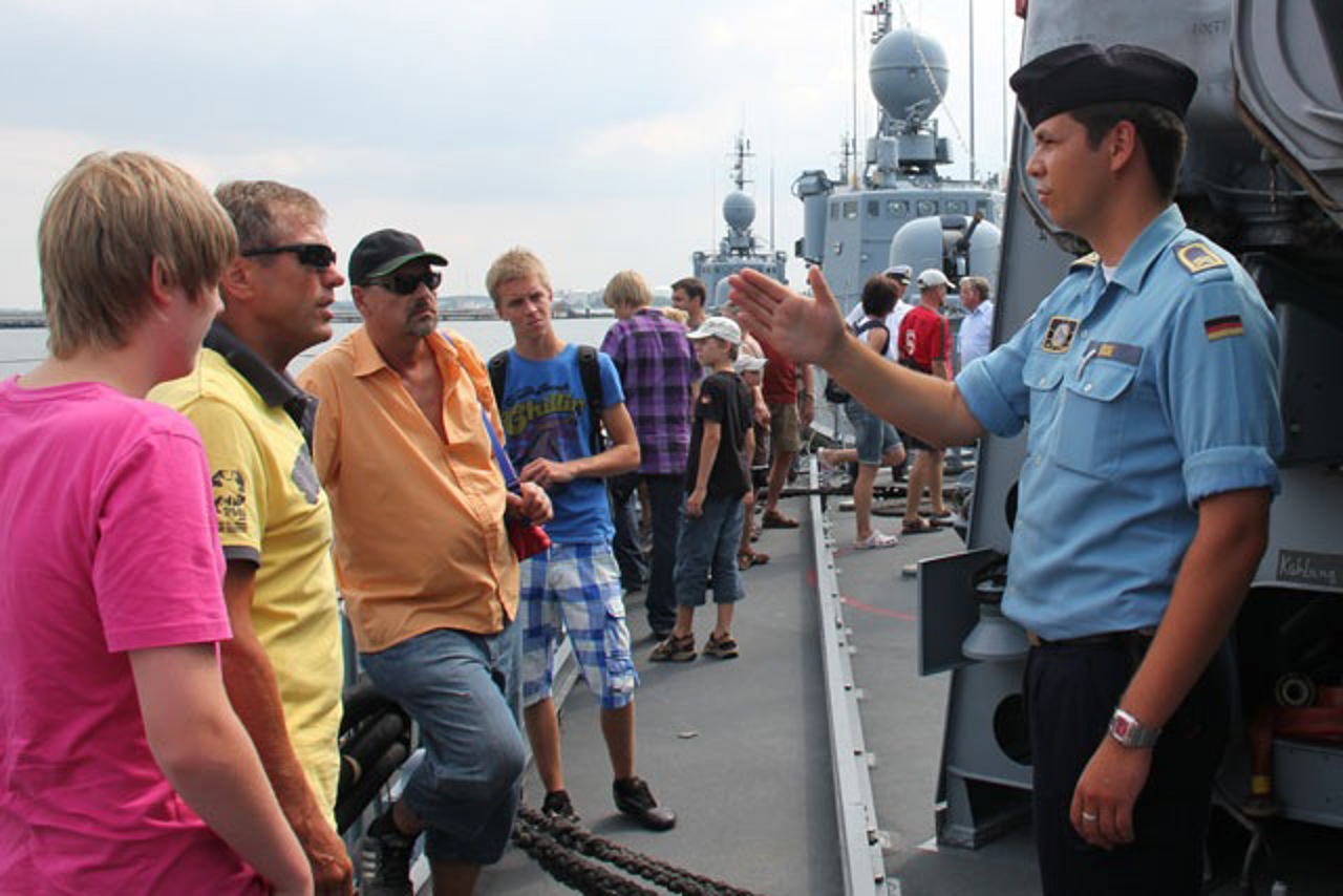 Schiffsbesichtigungen bei der Marine