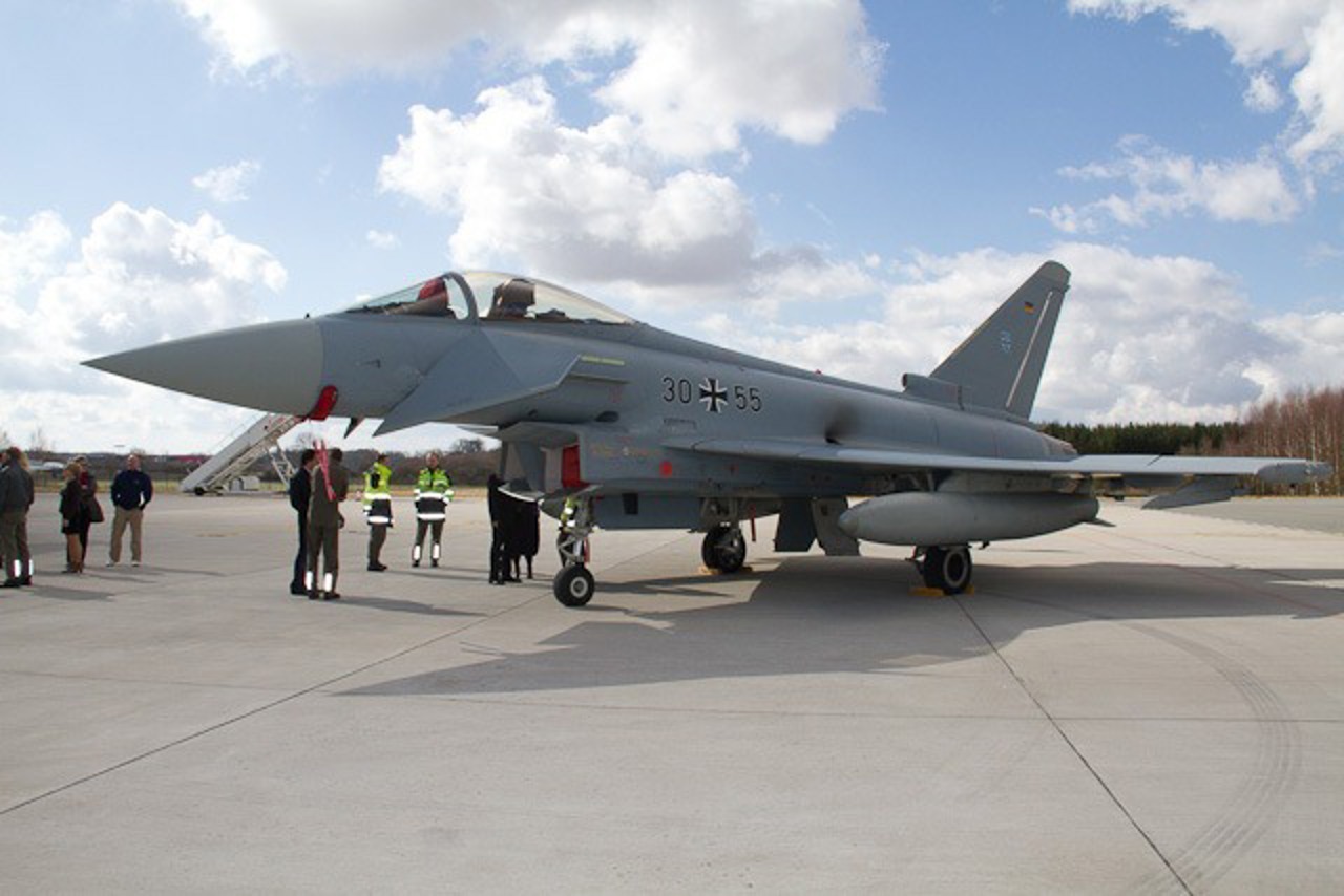 Eurofighter im Fliegerhorst Laage