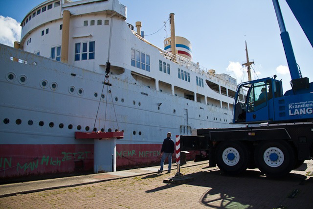 MS Georg Büchner im Stadthafen Rostock