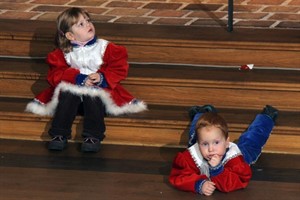 Karnevalsnachwuchs im Rostocker Rathaus