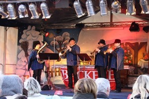 Rostocker Turmbläser beim Weihnachtsmarkt 2009