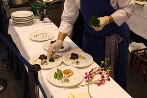 Showkochen bei der GastRo 2009 in Rostock