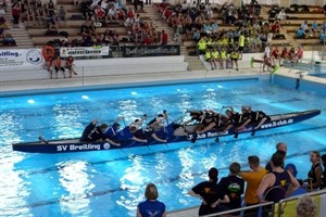 Start Drachenboot-Wettkampf