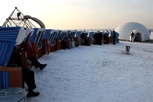 Strandoase beim Warnemünder Wintervergnügen