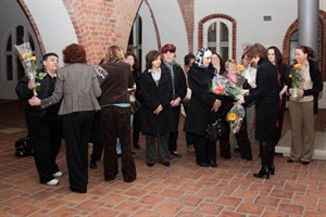 Blumengrüße für die Frauen aus Rostocks Partnerstadt