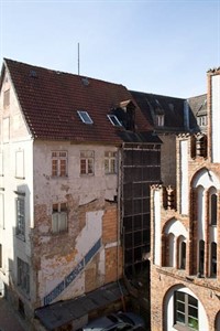 Hinterhof, Rathaus Rostock