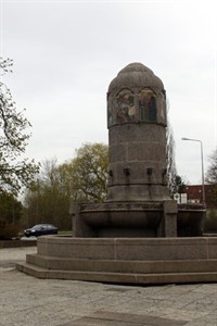 John Brinckman Brunnen in Rostock