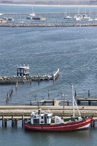 Blick vom Leuchtturm Warnemünde