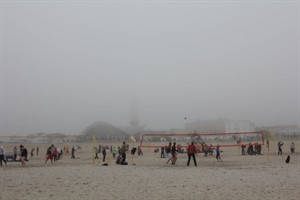 25. An-Bagger-Cup in Warnemünde - Start im Nebel