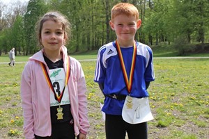 Lotta Fischer und Carlos Schenk - Erstplatzierte beim Swim & Run