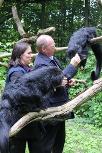 Uwe Theimer und Antje Zimmermann bei den Binturong