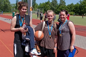 „Die Graaler“ bei der Streetball-Siegerehrung