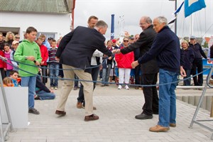 Einweihung der neuen Steganlage des Warnemünder Segelclubs