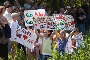 Fans beim Papendorfer Triathlon