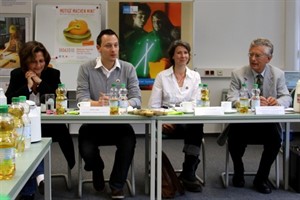 Birgit Krumpholz, Michael Lüdtke, Prof. Alke Martens und Gerhard Winkelmann