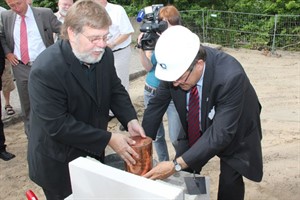 Grundsteinlegung für Forschungshalle der Maschinenbauer und Schiffstechniker an der Uni Rostock