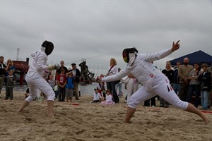 Finale des Rostocker Strandfecht-Turniers 2010