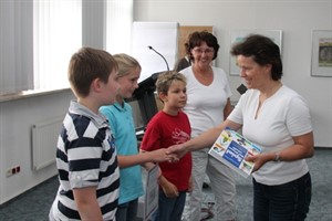 Preisverleihung, Energiesparwettbewerb Rostocker Schulen