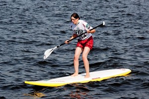 Stand Up Paddling (SUP) bei der Hanse Sail Rostock