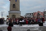 Adventssingen unterm Warnemünder Leuchtturm 2010 