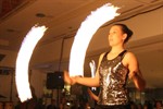 Feuershow der Santinis