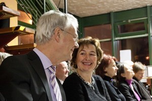 Landtagsvizepräsident Hans Kreher und Bürgerschaftspräsidentin Karina Jens