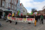 Demonstranten auf der Kröpeliner Straße