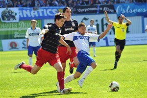 Hansa Rostock gegen Wehen Wiesbaden