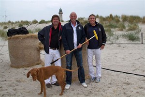 Thomas Strunck, Veranstalter Sven Manthey und Alexander Schwarz