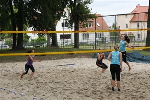 Beachvolleyball im Herzen Rostocks