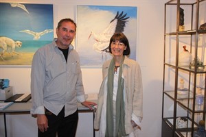 Olaf Rammelt und Christine Rammelt-Hadelich in der Galerie Klosterformat