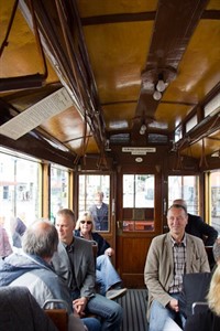 Historisches Innenleben der Bahn