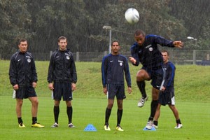 Hansa Training vor der Partie gegen den MSV Duisburg